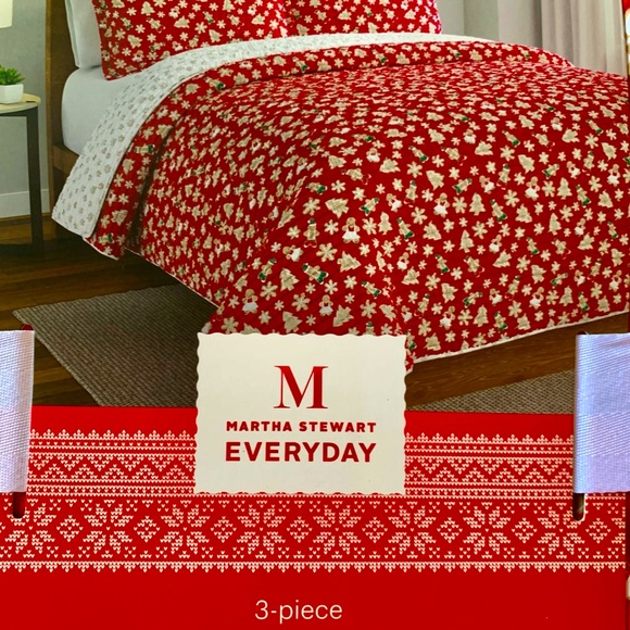 Martha Stewart Gingerbread Quilt Set King size - Picture 4 of 6